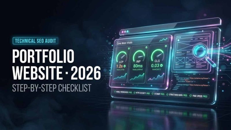 technical seo audit for portfolio website